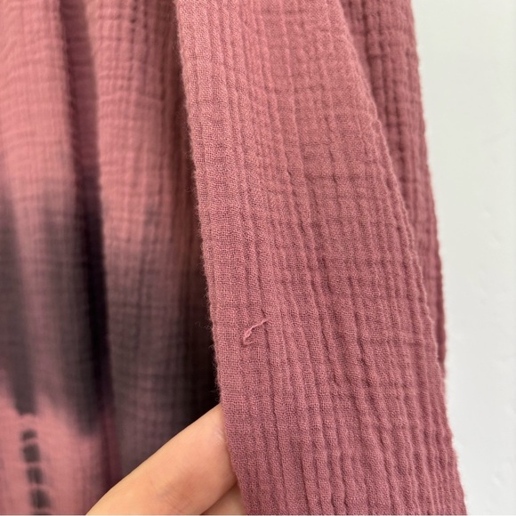 Purejill Women's Button Front Blouse Medium Petite Cotton Shirt - Picture 4 of 9